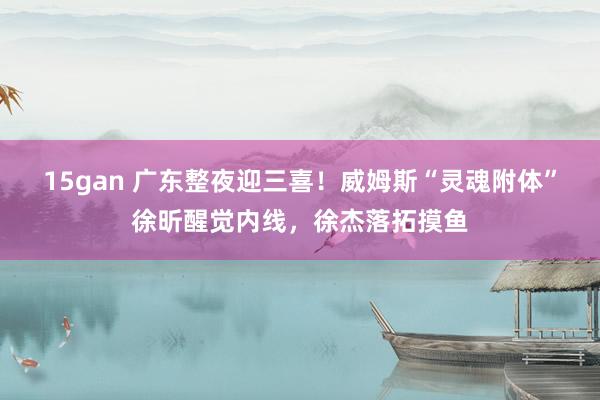 15gan 广东整夜迎三喜！威姆斯“灵魂附体”徐昕醒觉内线，徐杰落拓摸鱼